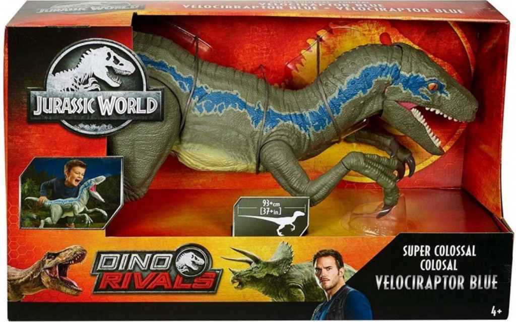 Mattel Jurský svět VELOCIRAPTOR BLUE