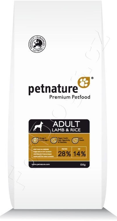 Petnature Adult Lamb & Rice 15 kg