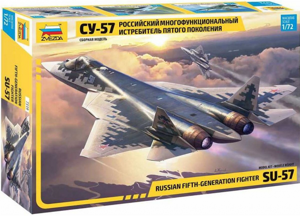 Zvezda Model Kit Suchoj Su 57 7319 1:72