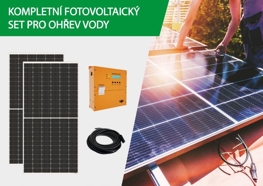 Longi Fotovoltaická stavebnice pro fotovoltaický ohřev vody LR4- 60HPH-380M + V-SH 2000 + bez uchycení