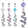 Piercing do pupíku "spirálka" pu18