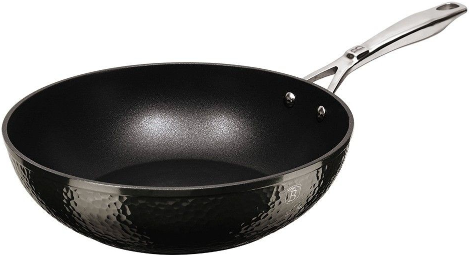 BerlingerHaus Pánev WOK s titanovým povrchem Shine Basalt Collection 28 cm