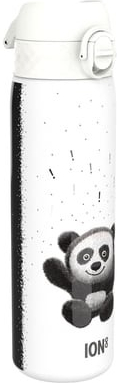 Ion8 Láhev na pití z nepropustné nerezové oceli Panda bílá 600 ml