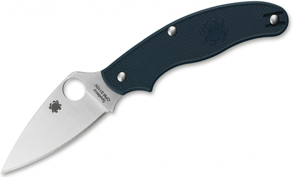 Spyderco C94PDBL UK Penknife Lightweight Dark CPM S110V/Slip Joint/Leaf Shape