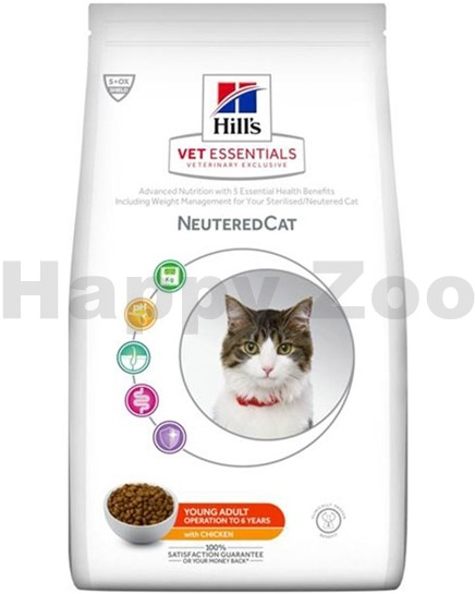 Hill\'s VetEssentials Feline Young Adult NeuteredCat Chicken 8 kg