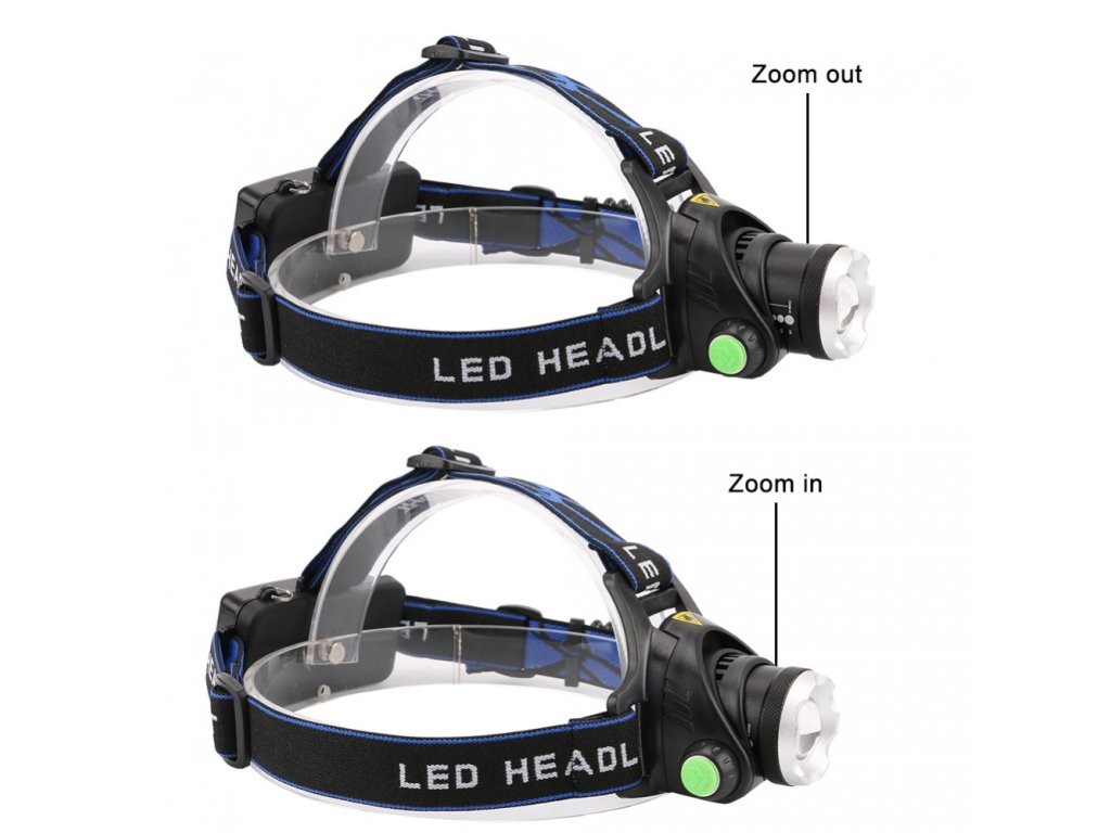 Headlight Alu ZOOM T6 CREE LED 2000