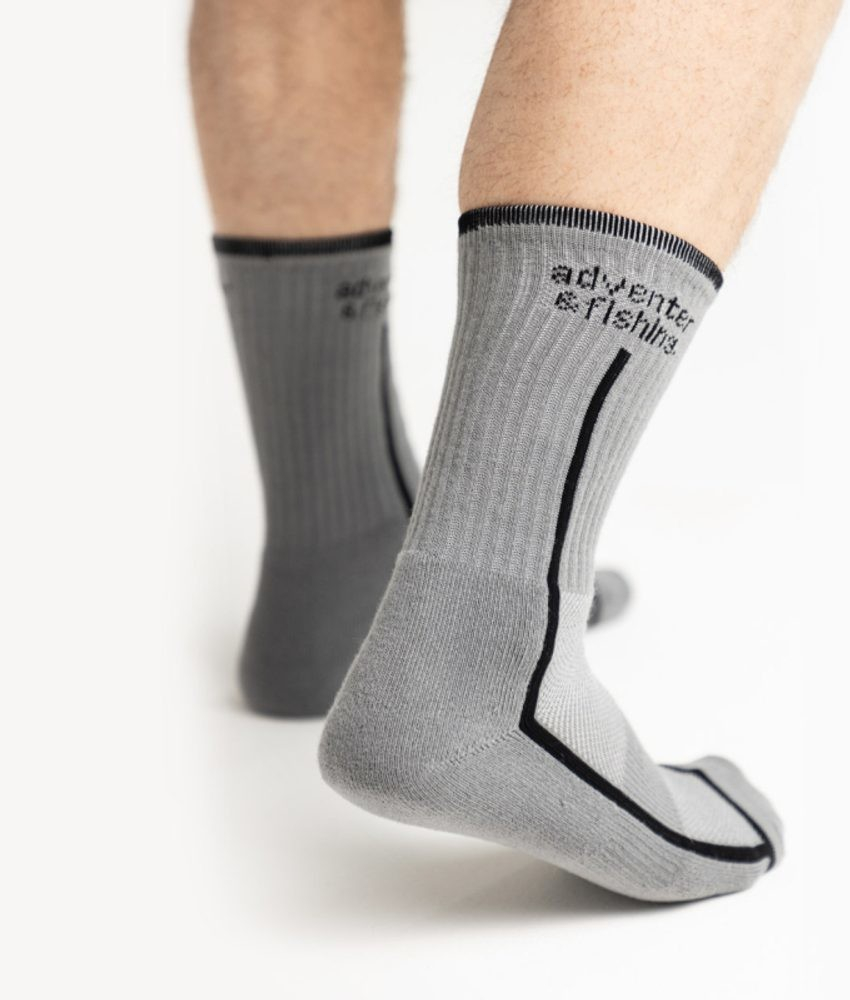 Adventer & Fishing ponožky Merino Knee Socks Black