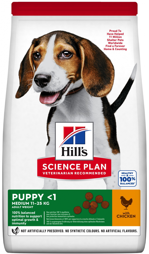Hill’s Science Plan Puppy Medium Chicken 18 kg