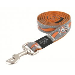 ROGZ nylon Reflective šedá/oranžové