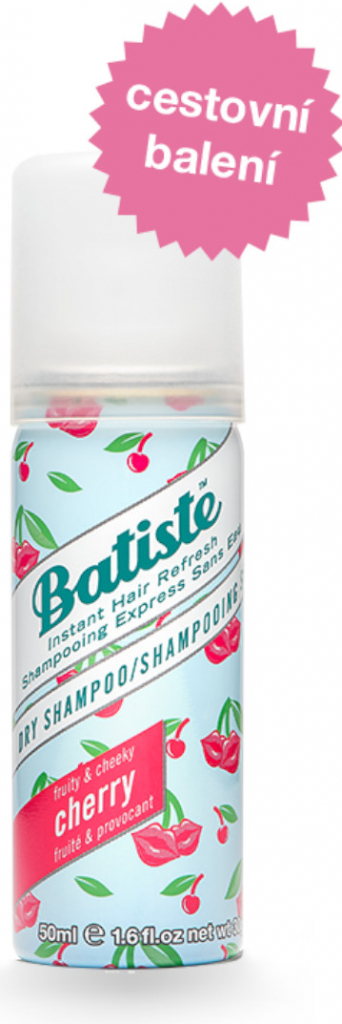 Batiste Dry Shampoo Fruity & Cheeky Cherry suchý šampon na vlasy 50 ml