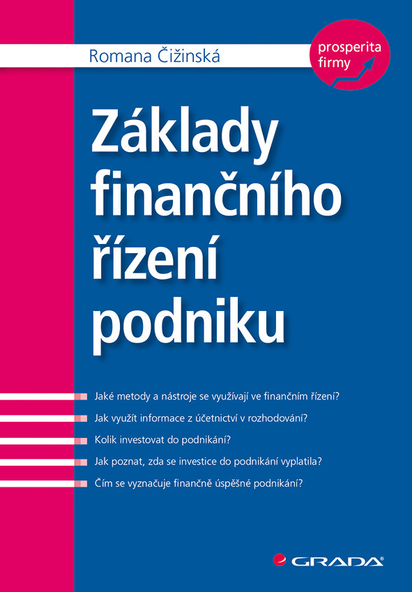 Základy finančního řízení podniku - Čižinská Romana