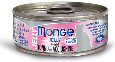 Monge Jelly Cat Tuňák a ančovičky 80 g