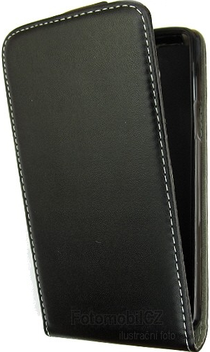 Pouzdro Forcell Slim Flip Flexi Samsung Galaxy Core Prime Černé