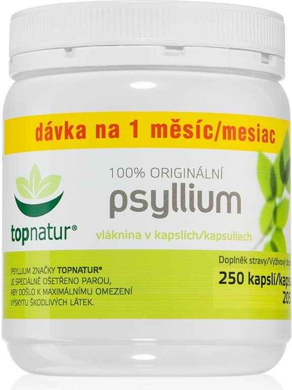 Topnatur Psyllium 250 kapslí