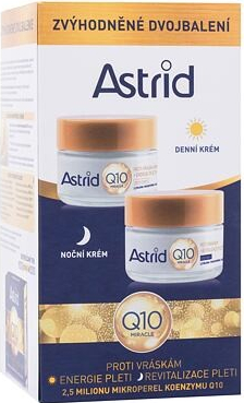 Astrid Q10 Miracle Duo Set : denní pleťový krém Q10 Miracle Day Cream 50 ml + noční pleťový krém Q10 Miracle Night Cream 50 ml