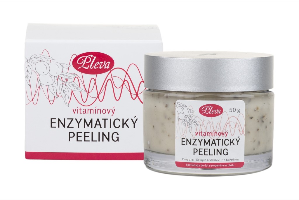 Pleva Vitamínový enzymatický peeling na pleť 50 g