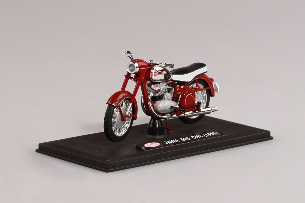 Abrex Jawa 500 OHC 1956 Tmavě Červená 1:18