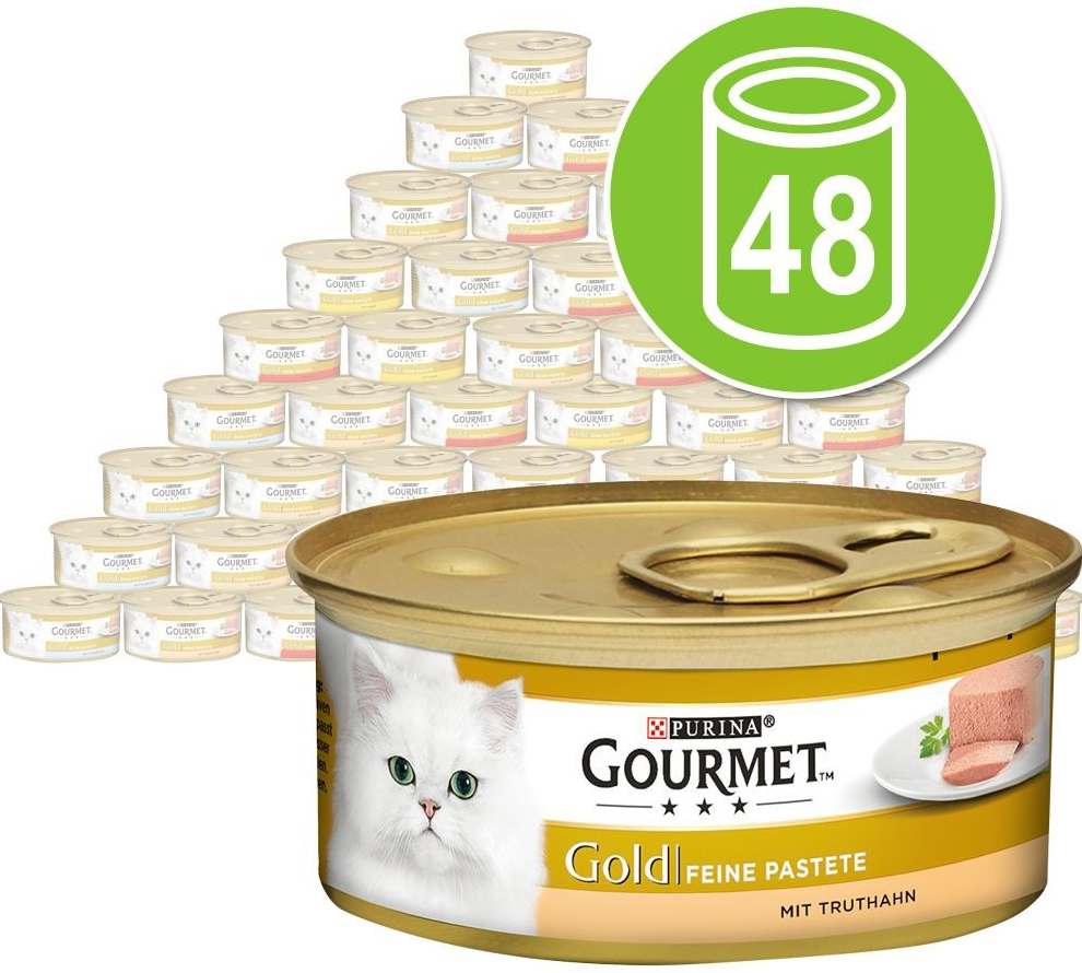 Gourmet Gold jemná pstruh & rajče 48 x 85 g
