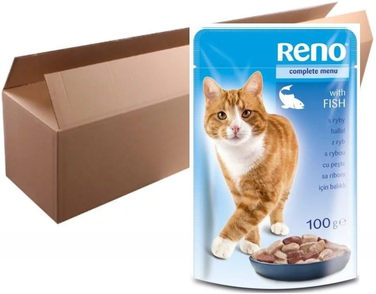 Reno pro kočky Ryba 24 x 100 g