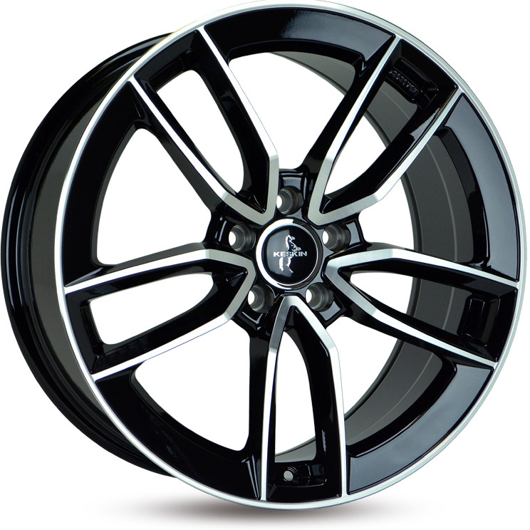 Keskin KT21 8x18 5x112 ET45 black polished