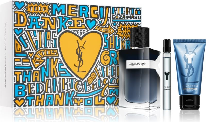 Yves Saint Laurent Y EDP 100 ml + EDP 10 ml + balzám po holení 50 ml dárková sada