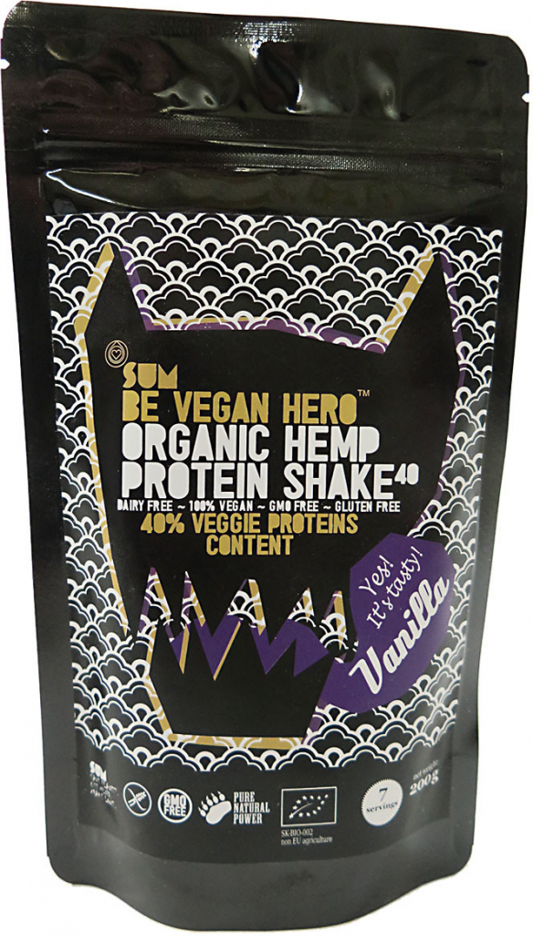 SUM Konopný protein Be Vegan Hero Bio 200 g