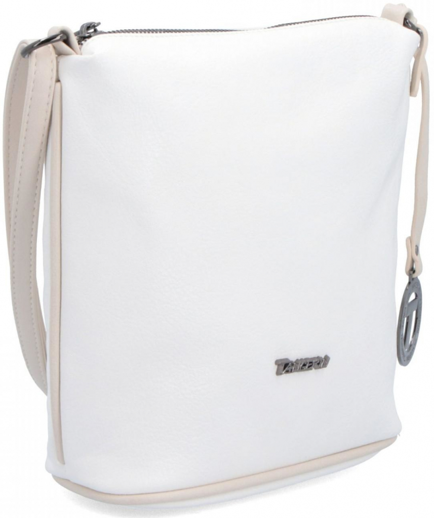 Tangerin crossbody kabelka 3794 bílá + béžová