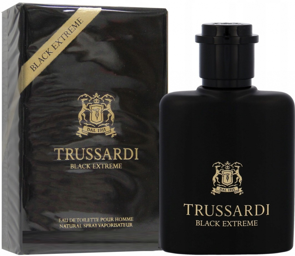TrussarDi Black Extreme toaletní voda pánská 100 ml