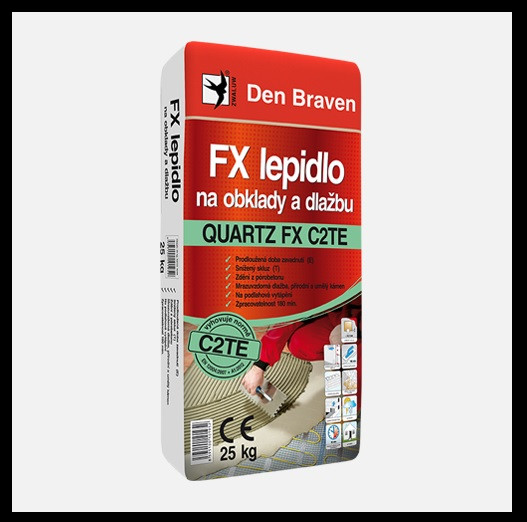 Den Braven Quartz FX C2TE flexibilní lepidlo na obklady a dlažbu 25 kg
