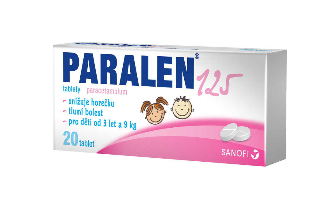 PARALEN POR 125MG TBL NOB 20