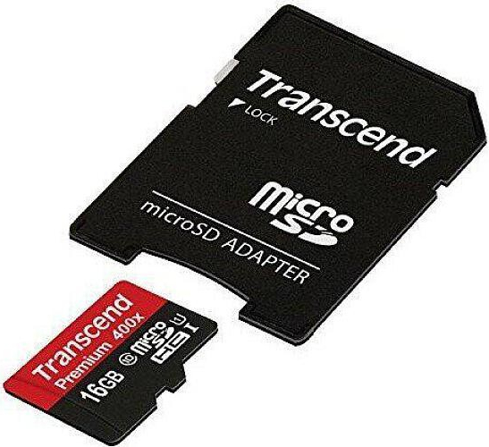 Transcend microSDHC 16 GB UHS-I U1 TS16GUSDU1