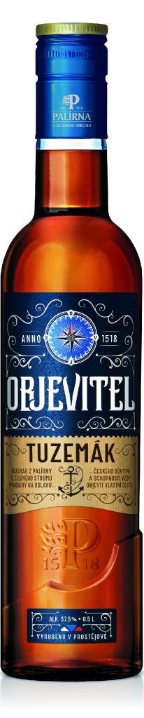 RUM TUZEMÁK OBJEVITEL PALÍRNA 37,5% 0,5 l (holá láhev)