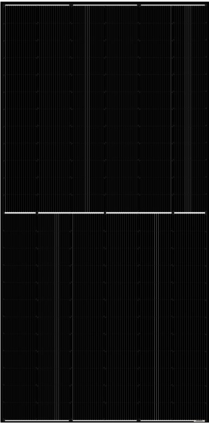 Solarmi solární panel Amerisolar Mono 575 Wp černý 144 článků N-Type TOPCon AS-7M144N-BHC-575