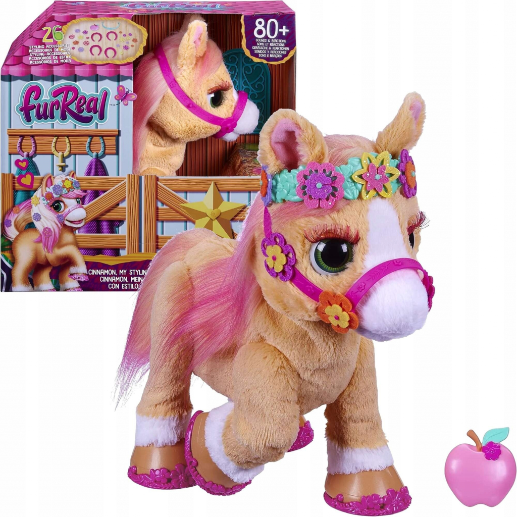 furReal Hasbro Friends kůň Cinnamon můj stylový poník interaktivní plyšová hračka