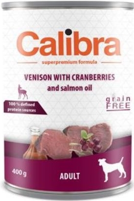Calibra Dog Adult zvěřina s brusinkami 400 g