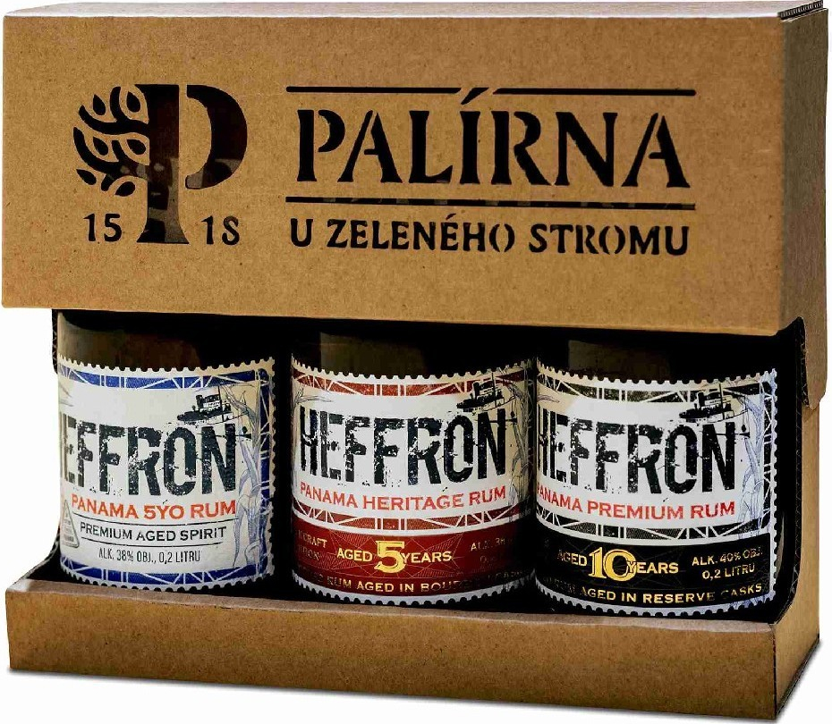 Heffron Degustační Sada 38,67% 3 x 0,2 l (karton)