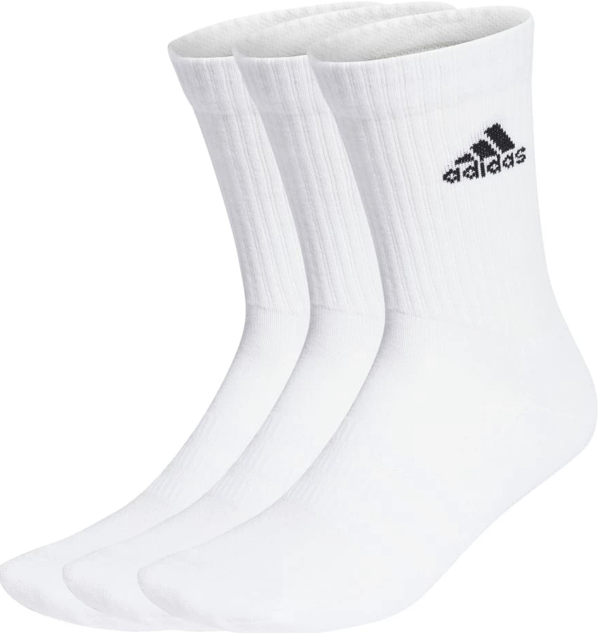 adidas ponožky Cushioned Crew Socks 3 Pairs White