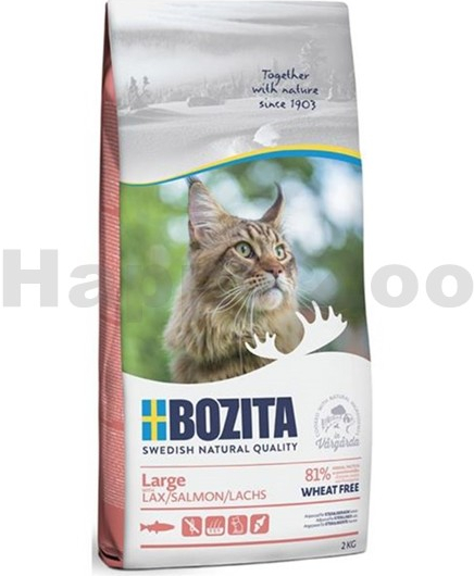 Bozita cat Large Wheat free salmon 2 kg