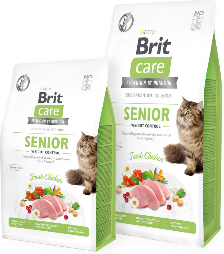 Brit Care Cat Grain-Free Senior Weight Control 4 kg