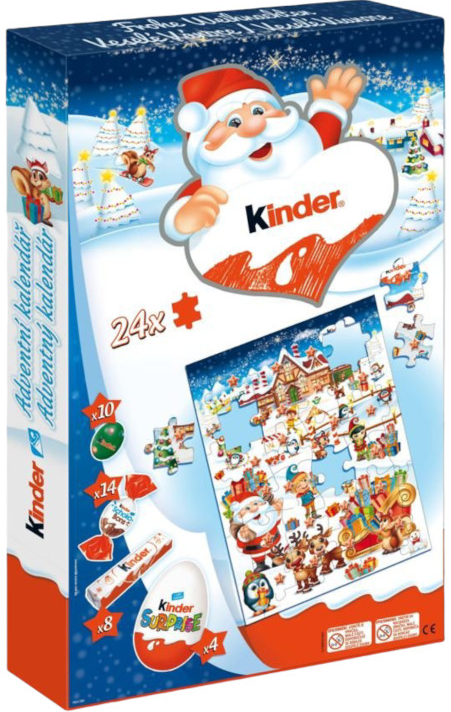 KINDER Mix Puzzle adventní kalendář 311g