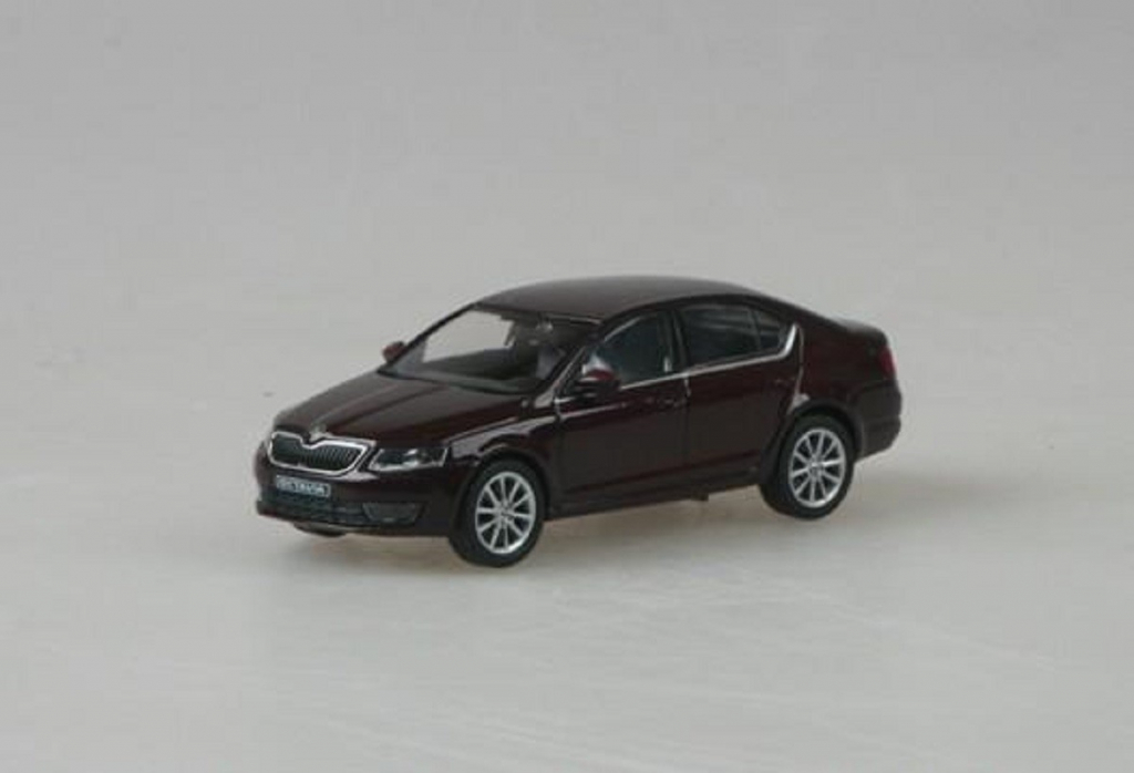 Abrex škoda Octavia III 2012 Rosso Brunello Metalíza 1:43