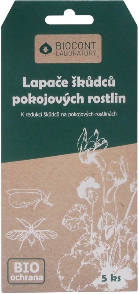 BIOCONT Lapače škůdců pokojových rostlin 5 ks