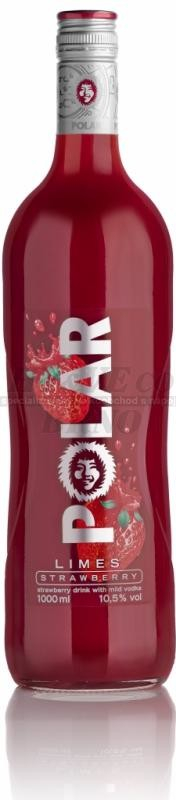 Polar Limes Strawberry 15% 1 l (holá láhev)