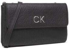 Calvin Klein kabelka Re-Lock Dbl crossbody Bag Perf K60K609399 Černá