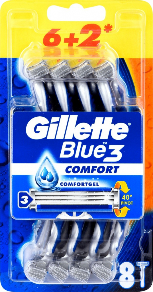 Gillette Blue3 Comfort 8 ks