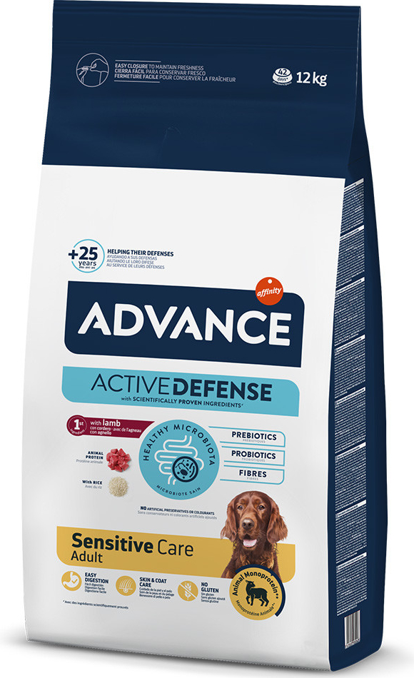 Advance Sensitive Adult s Lamb & Rice 2 x 12 kg