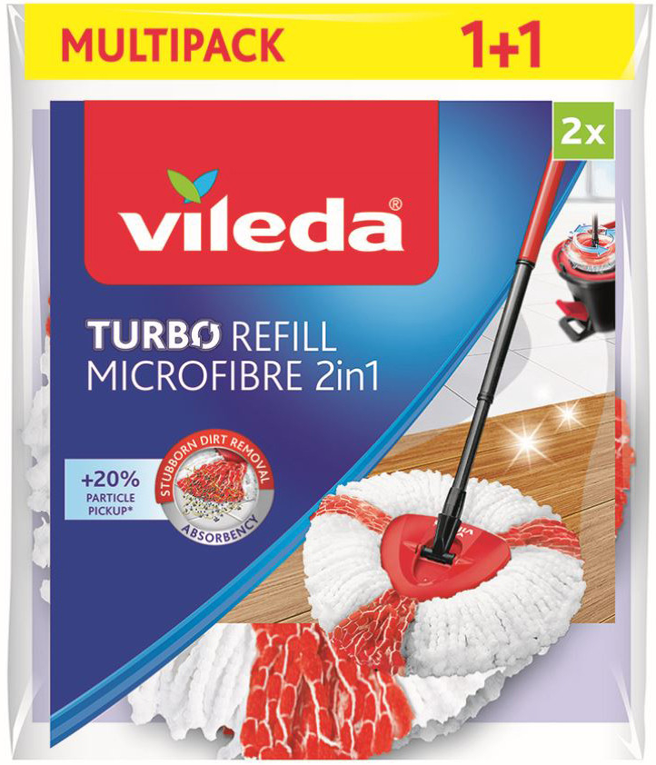 Vileda 166142 Easy Wring and Clean TURBO 2in1 náhrada 2 ks