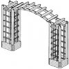 Pergola velká s obloukem