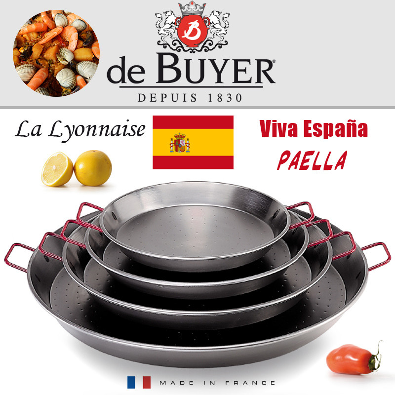 de Buyer ocelová Paella 90 cm