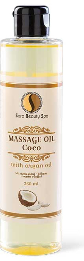 Sara Beauty Spa přírodní rostlinný masážní olej Kokos 250 ml